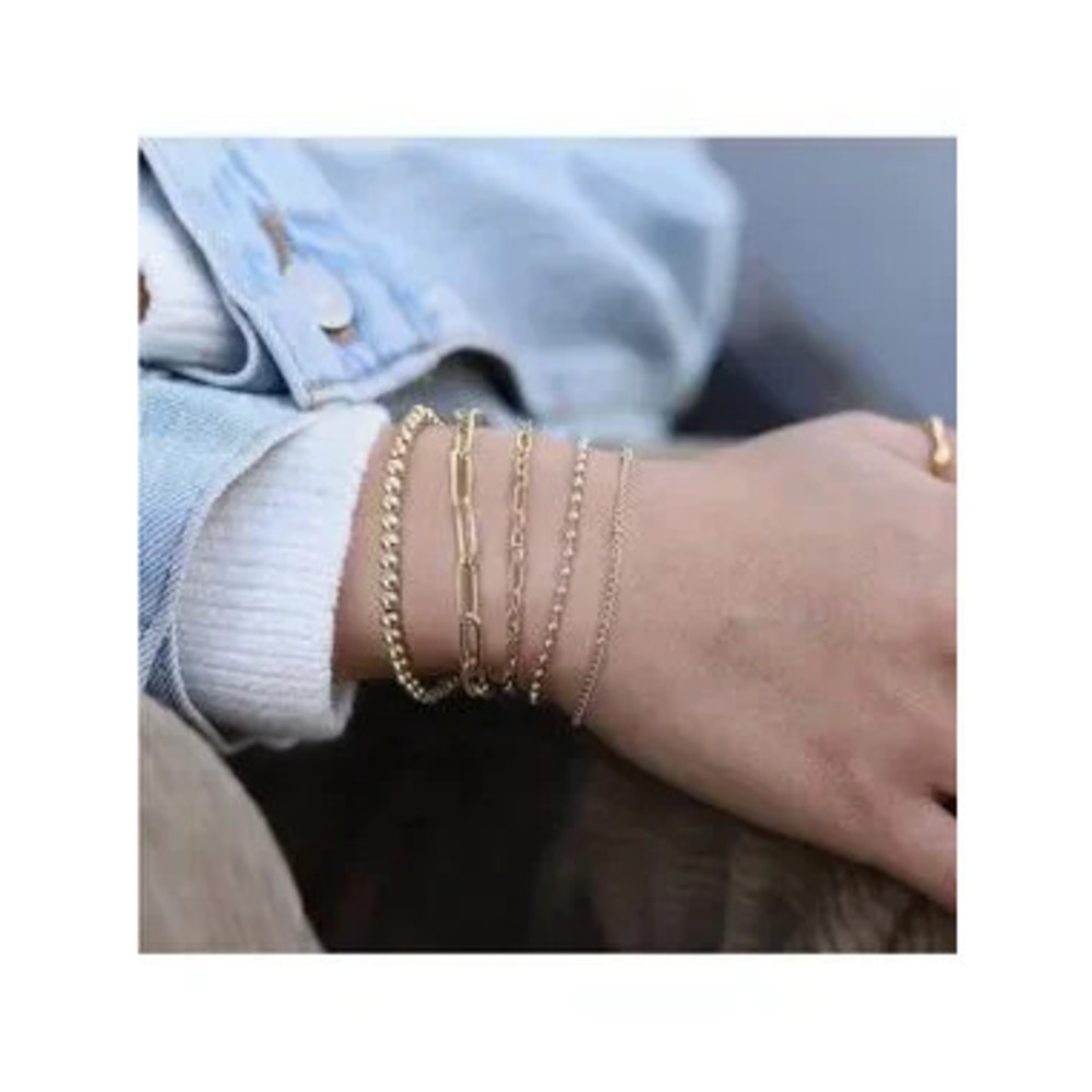 New! Gold Bracelet Stack Set (1058) NWOT